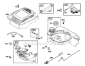 Page F Diagram and Parts List for 1053-0  Briggs and Stratton Pressure Washer